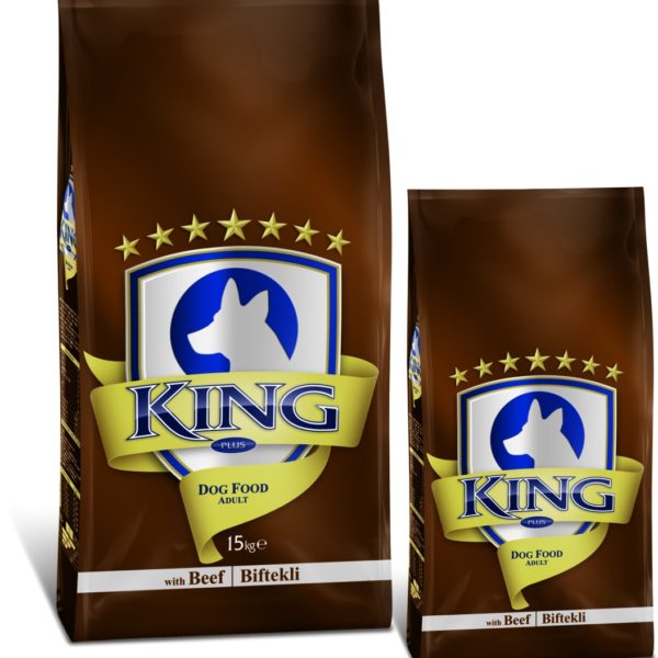 King Plus Adult Dog Food Beef 15kg PetStore Kenya
