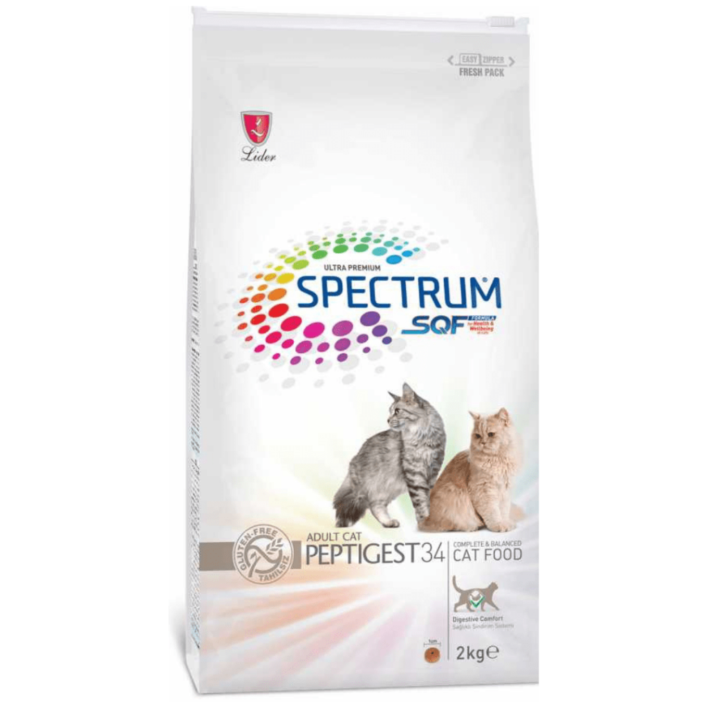 Spectrum Ultra Premium Adult Cat Food Peptigest34 Gluten